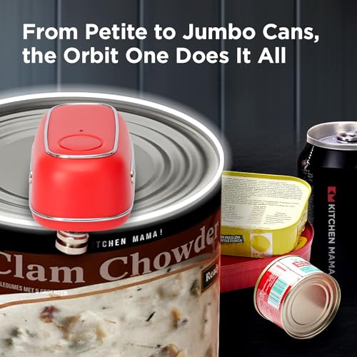 Orbit One Rechargeable Electric Can Opener (Red)