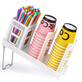 Cup and Lid Holder (White L / Large)