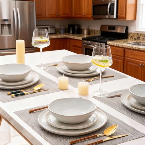 Ceramic Dinnerware Sets for 4 (Reactive Color / Service for 4)