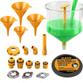 No Spill Coolant Funnel Kit (Multi-use Version Yellow)