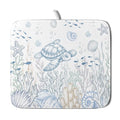 Ocean Turtle Dish Drying Mat (18" x 16")