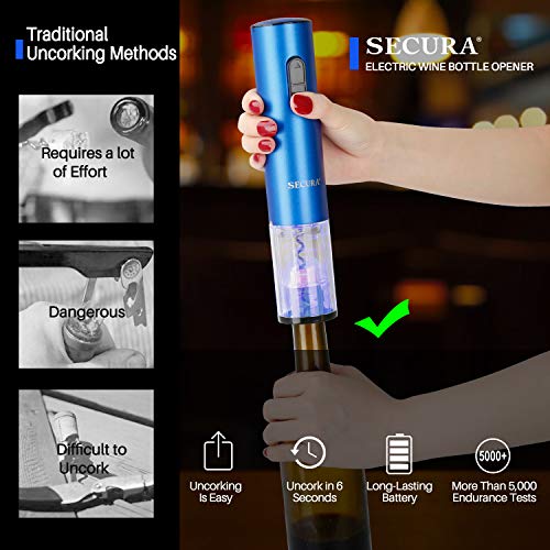 Electric Wine Opener (Blue)