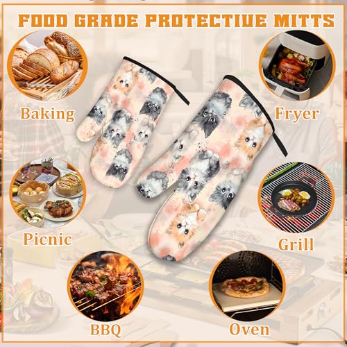 Cute Cat Oven Mitts and Pot Holders (Cute Cat)