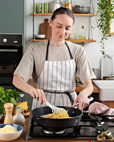 Silicone Spaghetti Spoon and Pasta Tong (White)