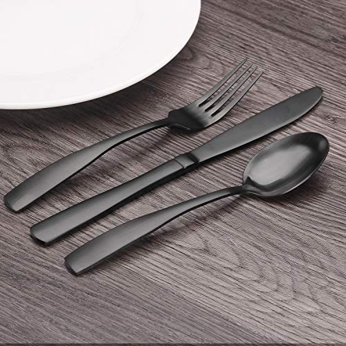 Matte Black Silverware Set (Matte Black)