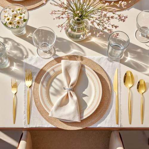 18 10 Silverware Set for 8 (Gold / 40-Piece)