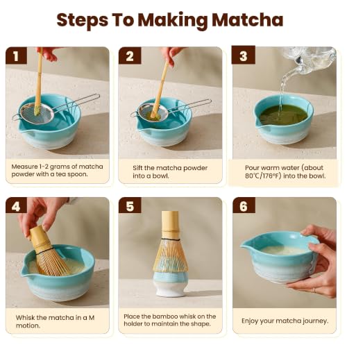 Matcha Whisk Set (Mint Green)