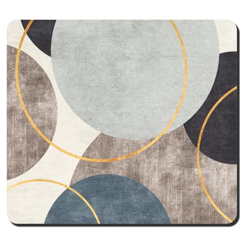 Dish Drying Mat for Kitchen Counter (Abstract Art Circle / 16" x 18")