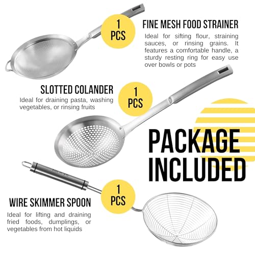 Spider Strainer Set of 3pcs