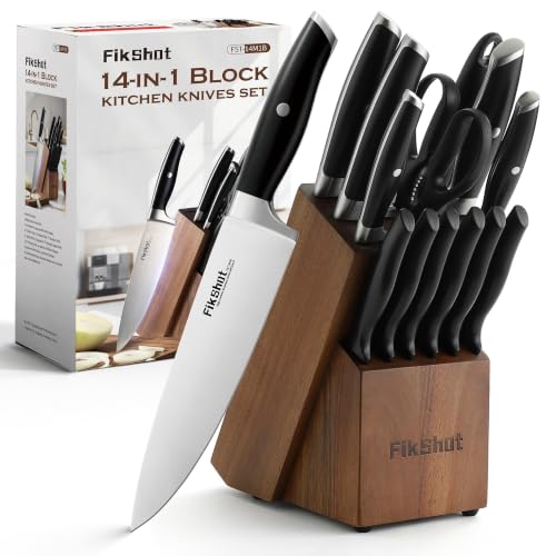 Knife Set German Stainless Steel (Black)