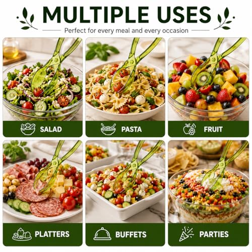 Salad Tongs Hinged Design (Salad Tongs, Set of 2)