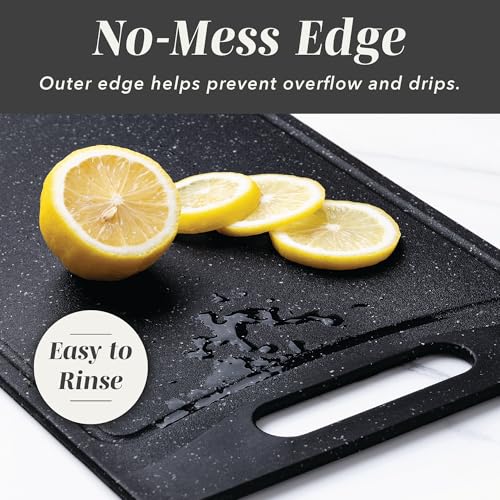 Non Slip Cutting Board Set (4 Cutting Boards / Black)