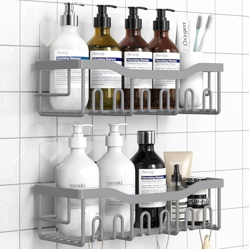 Shower Caddy 2 Pack (Light Grey)