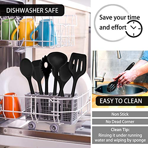 Black Kitchen Utensils (Black)