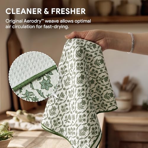 Waffle Kitchen Towel Set of 2 (Thyme & Vine)