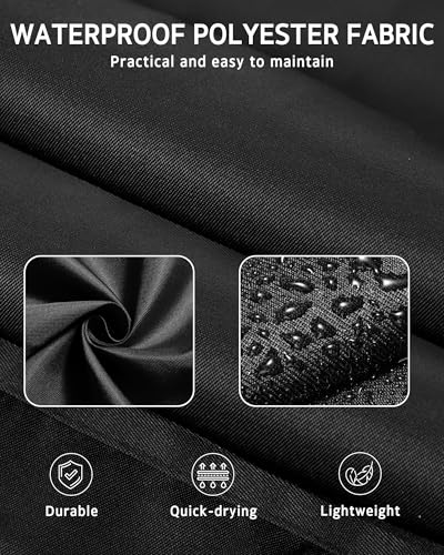 Server Apron with 4 Pockets (Black)
