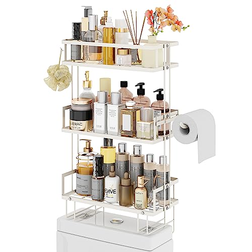 3 Tier Over Toilet Storage Shelf (White / 3-Tier)