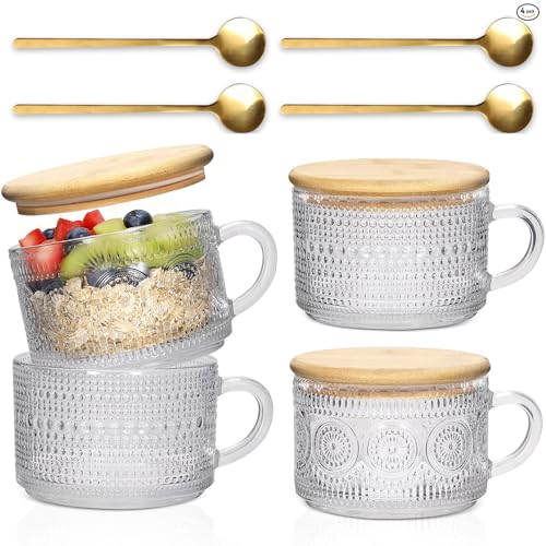 Vintage Coffee Mugs 4pcs Set