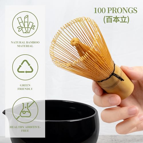 Matcha Whisk Set Black (Black)