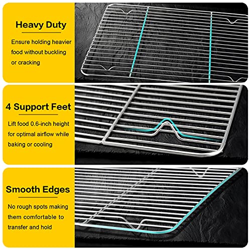 Baking Cooling Rack Set of 2 (15.3''x11.25'')