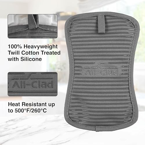 Premium Pot Holder & Hot Pad (Pewter / 1 Pack)