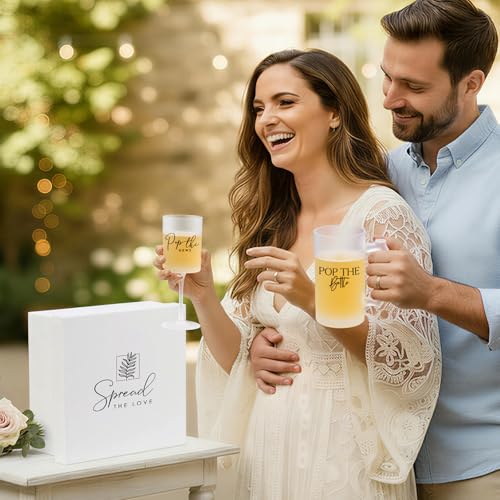 Engagement Gifts for Couples 2026 (Frosted Pop the Bottle / Set of 2（Gift box）)