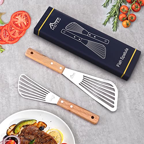 2 Pack Stainless Steel Fish Spatula (Little+Large)