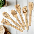 6PCS Taino Element Wooden Kitchen Cooking Utensil Set (Taino Element)