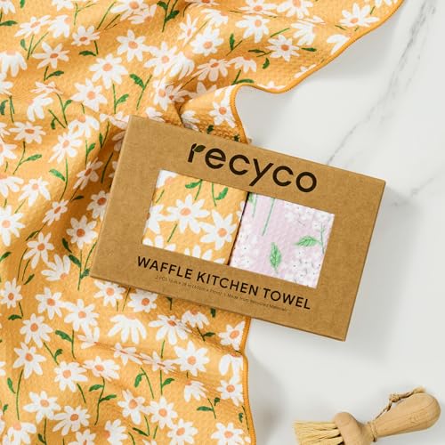 Waffle Kitchen Towel Set of 2 (Matisse Floral)