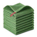 Kitchen Towels 8 (Grass Green / 12 x 12 - 8 Pack)