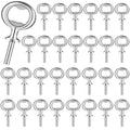 30 Pcs Metal Bottle Opener Insert Blank Bulk Kits DIY Parts (Silver)