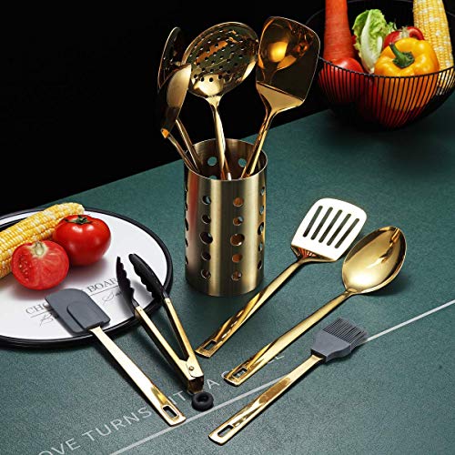 Gold Cooking Utensils Set (a. 13 Pieces)