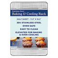 Durable Cooling Rack for Cooking and Baking (11.5" x 16.5" 1-Pack)