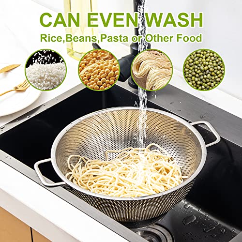 Colander Stainless Steel 5 (5QT)