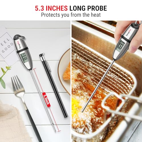 TempSwift 1 Sec Meat Thermometer Digital for Kitchen Cooking Food (Digital)