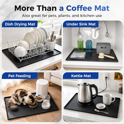 Coffee Bar Mat (Black)