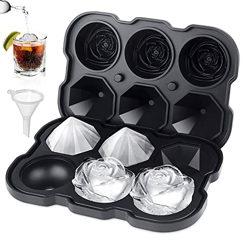 Silicone Ice Cube Tray with Lids