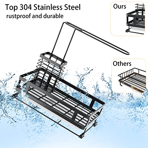 Kitchen Sink Organizer with Brush Rack