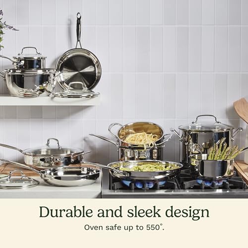 17 Piece Stainless Steel Cookware Set (17-Piece)