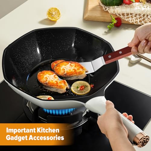 Small Metal Spatula Set with Thin Beveled Edge (Medium)