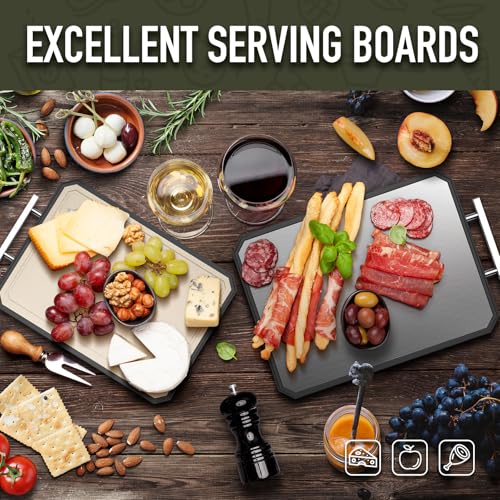 Stainless Steel Cutting Board Set of 2 for kitchen (SET of 2)