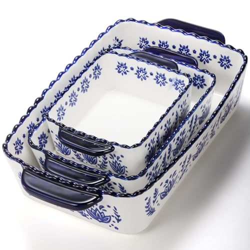 3 Pack Porcelain Bakeware Set