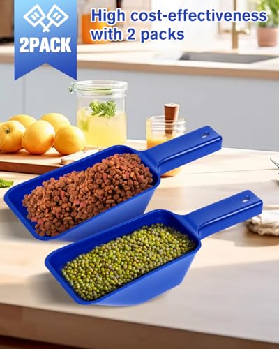 2 Cup Dog Food Scoop (Blue)