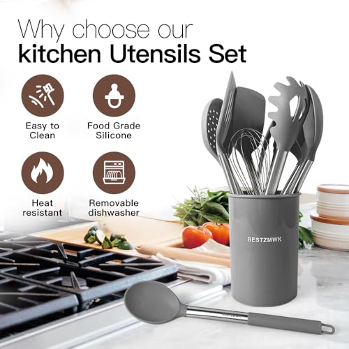 Kitchen Utensils Set (Gray)