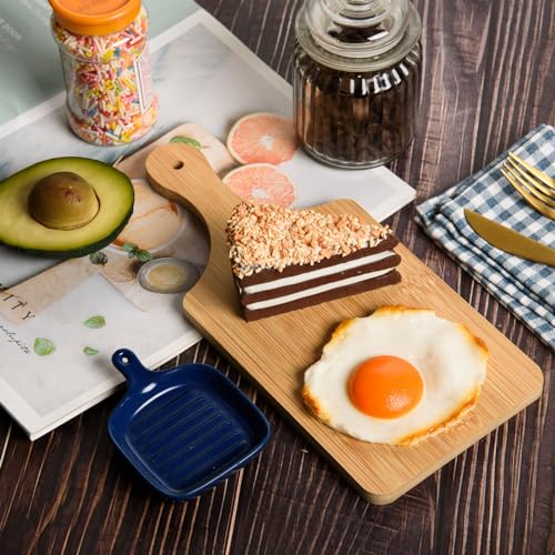 6 Pcs Small Bamboo Cutting Board Bulk 11x5 Inch Personalized Wood Chopping Board Customized Laser Engraving Charcuterie Boards for Wedding Mother's Day Housewarming Present