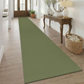 3x20 Runners Rugs for Hallway (Olive Green/Earthy Green / 3' x 20' (Runner))