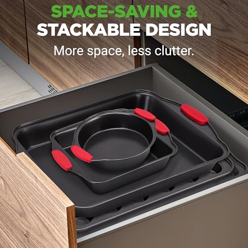 10 Piece Nonstick Kitchen Oven Baking Pans (10-Piece Set)