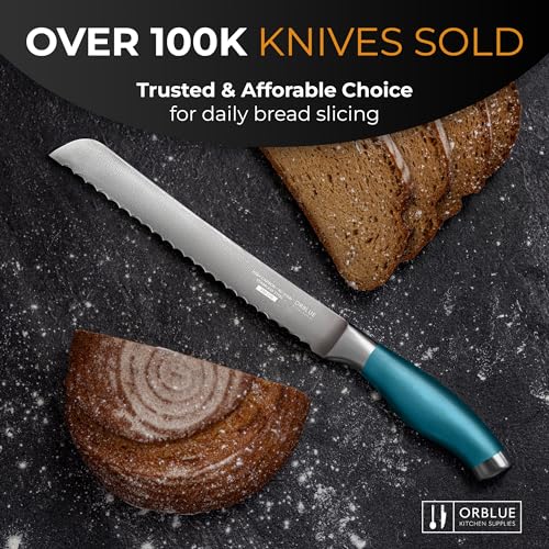 Serrated Bread Knife Ultra (Lake Blue)