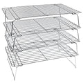 4 Tier Stackable Cooling Rack Space Saving Baking Set (15’’ x 10’’ 4-Tier)