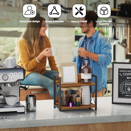 Countertop Shelf Organizer (Small / Brown)